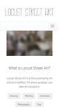 Mobile Screenshot of locuststreetart.org