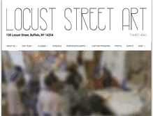 Tablet Screenshot of locuststreetart.org